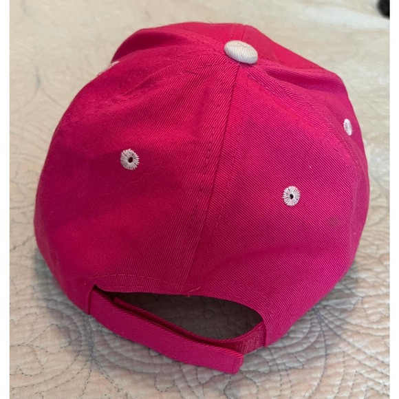 Minnie Mouse Baseball Style Hat Adjustable Velco Strap Pink - Picture 3 of 3